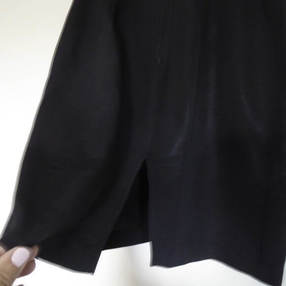 Classy Black & White Jacket and Skirt - Picture 3 of 5